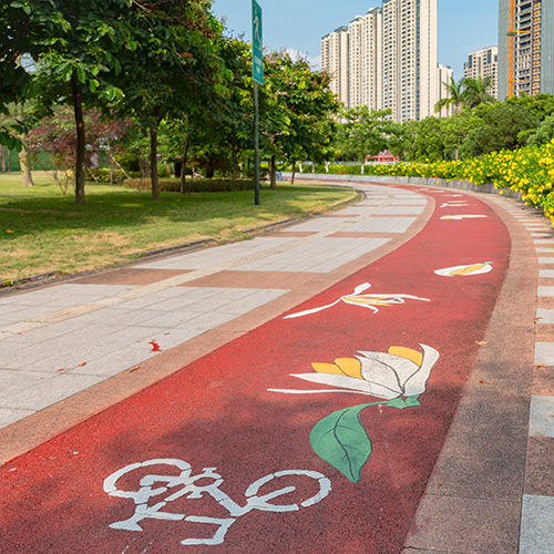 綠道透水地坪漆